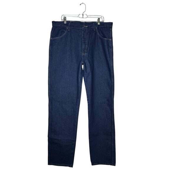 Rustler Wrangler Jeans Mens 38x34 Regular Fit Straight Leg Heavyweight Denim New - Picture 1 of 6